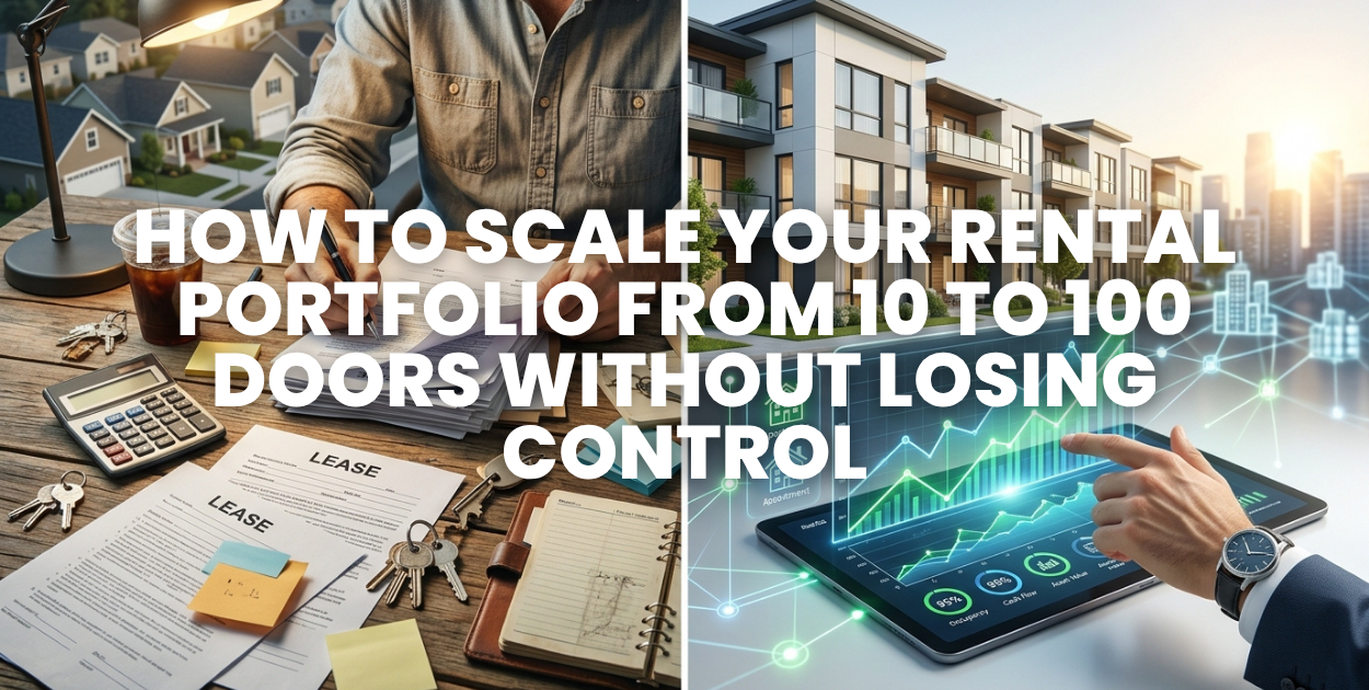 How to Scale Your Rental Portfolio from 10 to 100 Doors Without Losing Control